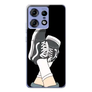 Чехол с Прикольным принтом на Motorola Edge 50 Pro (Кеды)