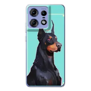 Чехол ДОБЕРМАН для Motorola Edge 50 Pro (Король доберман)