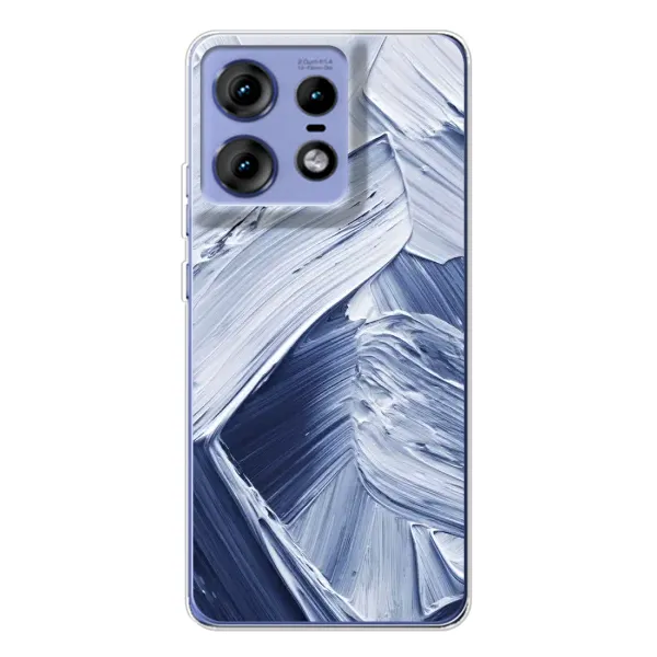 Чехол с рисунком «Краски мазки» для Motorola Edge 50 Pro