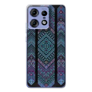 Силиконовый Чехол на Motorola Edge 50 Pro (Крутой орнамент)