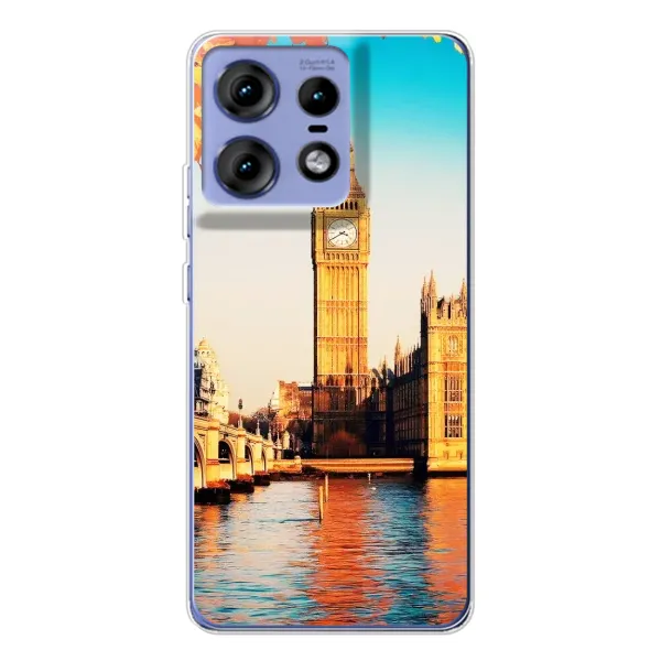Чехол с рисунком «Летний Лондон» для Motorola Edge 50 Pro