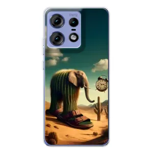 Чехол с мемами тралалело тралала для Motorola Edge 50 Pro (Лирили ларила)