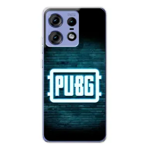 Чохол (TPU) з картинкою "Лого Пабг" на Моторола Мото Едж 50 Про (Лого PUBG)