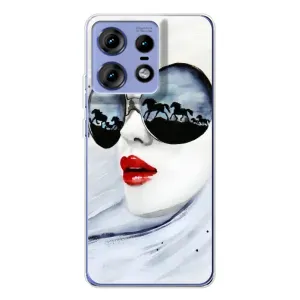 Чехол с картинкой Модные Девчонки Motorola Edge 50 Pro (Любительница коней)