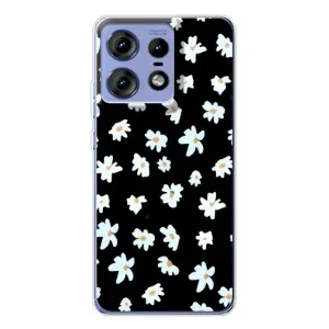 Чехол с ромашками на Motorola Edge 50 Pro (Маленькие ромашки)