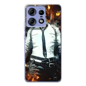 Чохол з картинкою "Герой Pubg" на Motorola Edge 50 Pro (Man Пубг)