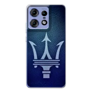 Чехлы с тематикой "Крутые машины" на Motorola Edge 50 Pro (Лого Maserati)