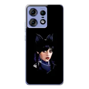 Чехлы с принтом Уэнсдей на Motorola Edge 50 Pro (Милая Уэнсдей)