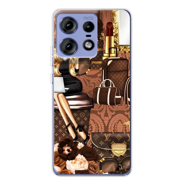 Чехол с рисунком «Мода Луи Виттон» для Motorola Edge 50 Pro