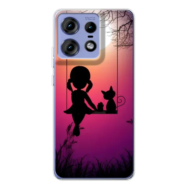 Чехол с рисунком «На качели» для Motorola Edge 50 Pro Чехол с рисунком «На качели» для Motorola Edge 50 Pro