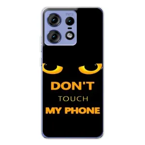 Чехол с Прикольным принтом на Motorola Edge 50 Pro (Не трогай мой телефон)