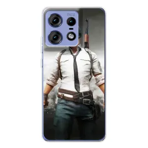 Чохол з картинкою "Герой Pubg" на Motorola Edge 50 Pro (Пабг)