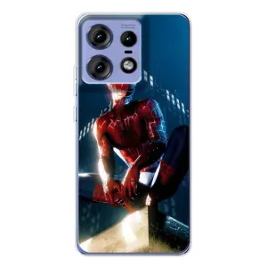 Чохол Супергерой Людина Павук на Motorola Edge 50 Pro (Павук на домі)