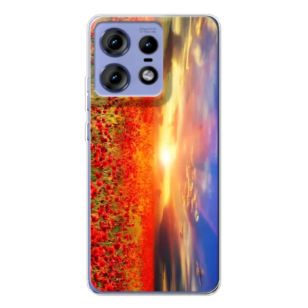Чехол с рисунком «Поле тюльпанов» для Motorola Edge 50 Pro Чехол с рисунком «Поле тюльпанов» для Motorola Edge 50 Pro