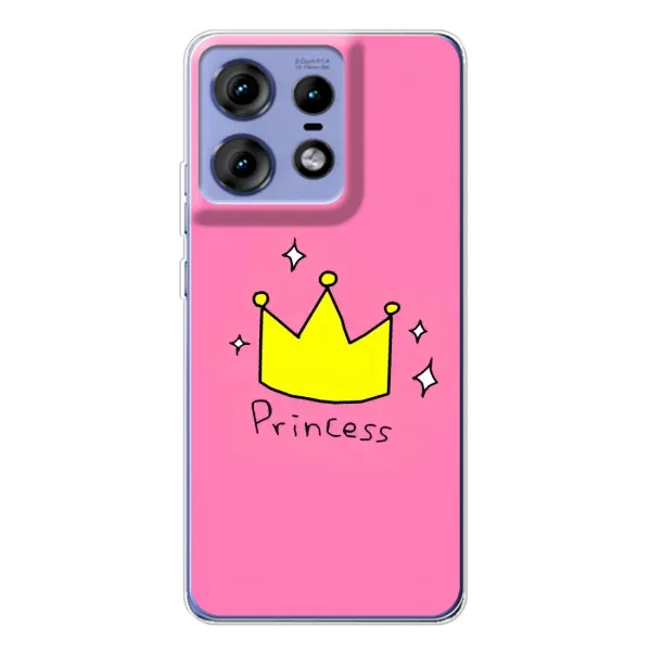 Чехол с рисунком «Princess» для Motorola Edge 50 Pro Чехол с рисунком «Princess» для Motorola Edge 50 Pro