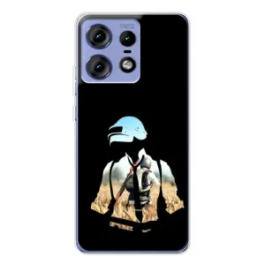 Чохол з картинкою "Герой Pubg" на Motorola Edge 50 Pro (Пубг мен)