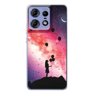 Силиконовые Чехлы Любимому человеку для Motorola Edge 50 Pro (Шарики в небе)