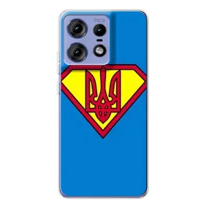 Чехол с картинкой (Патриотический ГЕРБ) на Motorola Edge 50 Pro (Super - Герб)