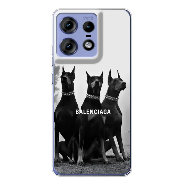 Чехол с рисунком «Три добермана» для Motorola Edge 50 Pro Чехол с рисунком «Три добермана» для Motorola Edge 50 Pro