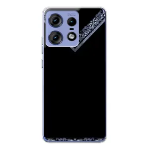 Силиконовый Чехол на Motorola Edge 50 Pro (Воротник вышиванки)