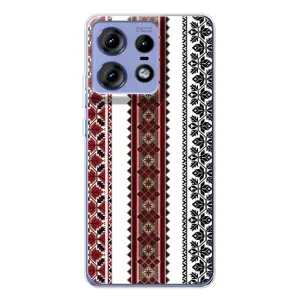 Силиконовый Чехол на Motorola Edge 50 Pro с картинкой Вышиванки (Вышиваночки)