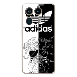 Чехол в стиле "Адидас" для Мото Ейдж 50 Ультра (Adidas шнурки)