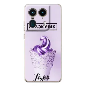 Чехлы с картинкой для Motorola Edge 50 Ultra (BLACKPINK lisa)