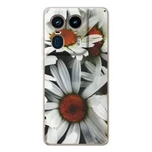 Чехол с ромашками на Motorola Edge 50 Ultra (Цветы Ромашки)