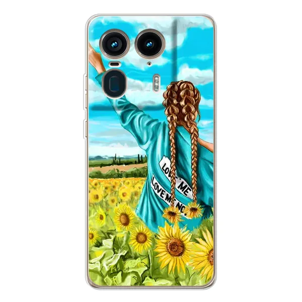 Чехол с рисунком «Девушка на поле» для Motorola Edge 50 Ultra Чехол с рисунком «Девушка на поле» для Motorola Edge 50 Ultra