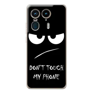 Чехол с прикольным текстом на Motorola Edge 50 Ultra (Dont)