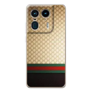 Чехлы Бренд GUCCI для Motorola Edge 50 Ultra (Фон Гуччи)