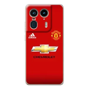 Силиконовые Чехлы принт Футбол на Motorola Edge 50 Ultra (Man United)