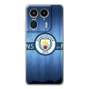 Силиконовые Чехлы принт Футбол на Motorola Edge 50 Ultra (ManCity)