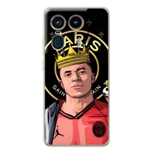 Чехол (TPU) с Футболистом на Motorola Edge 50 Ultra (Mbappe King)