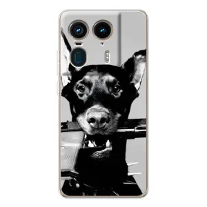 Чехол ДОБЕРМАН для Motorola Edge 50 Ultra (Опасный доберман)