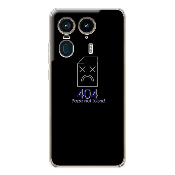 Чехол с рисунком «Ошибка 404» для Motorola Edge 50 Ultra Чехол с рисунком «Ошибка 404» для Motorola Edge 50 Ultra