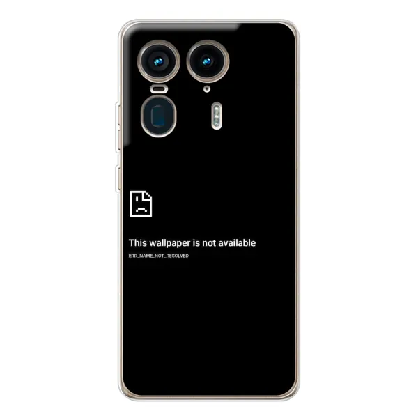 Чехол с рисунком «Ошибка» для Motorola Edge 50 Ultra Чехол с рисунком «Ошибка» для Motorola Edge 50 Ultra