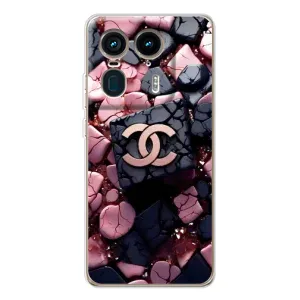 Чехол (Dior, Prada, YSL, Chanel) для Motorola Edge 50 Ultra (Шанель)