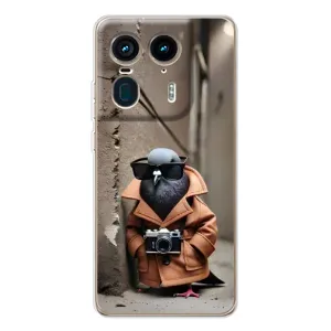 Чехол с мемами тралалело тралала для Motorola Edge 50 Ultra (Шпиониро голубио)