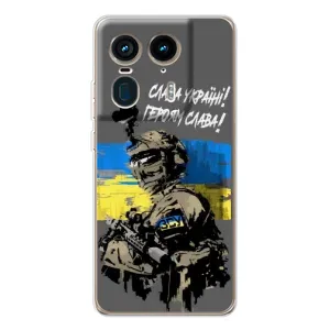 Патриотический Чехол для Motorola Edge 50 Ultra (Слава Украине)