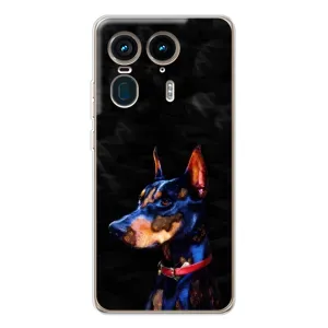 Бампер для Motorola Edge 50 Ultra с картинкой "Песики" (Собака Мопс)