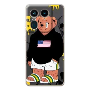 Чехлы Мишка Тедди для Мото Ейдж 50 Ультра (Teddy USA)