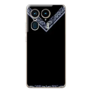 Силиконовый Чехол на Motorola Edge 50 Ultra (Воротник вышиванки)