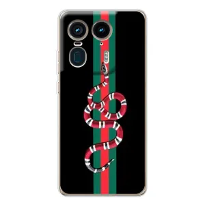 Чехлы Бренд GUCCI для Motorola Edge 50 Ultra (Змей Гуччи)