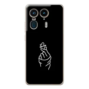 Чехлы (Знак сердечка) на Motorola Edge 50 Ultra (Знак Сердечка)