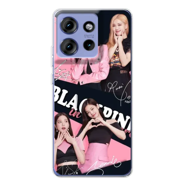 Чехол с рисунком «BLACKPINK» для Motorola Edge 50 Чехол с рисунком «BLACKPINK» для Motorola Edge 50