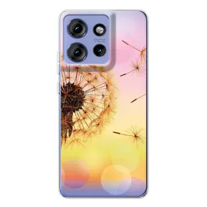 Силіконовий Чохол з кульбабками на Motorola Edge 50 (Квітка-кульбаба)