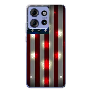 Чехол Флаг USA для Motorola Edge 50 (Флаг США 2)