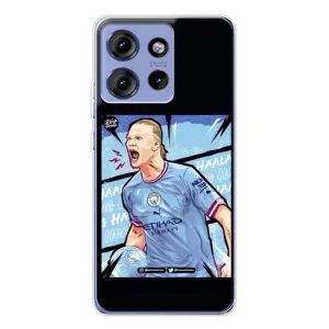 Чехлы с принтом для Motorola Edge 50 Футболист (гол Эрлинг Холланд)
