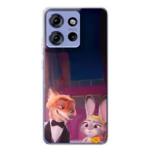 Силиконовый чехол с принтом Зоотрополіс для Motorola Edge 50 (Главные герои)